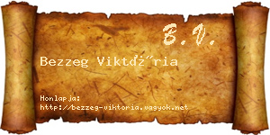 Bezzeg Viktória névjegykártya