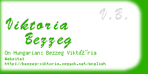 viktoria bezzeg business card